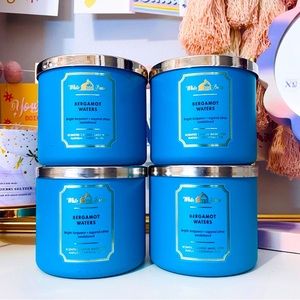 Bath and Body Works Bergamot Waters candles